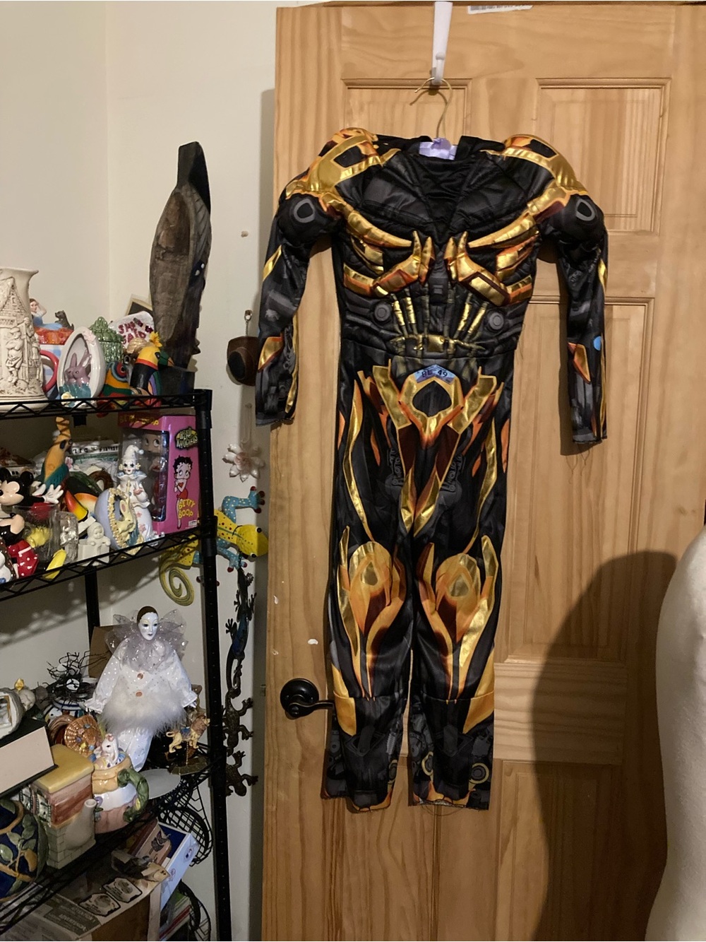Transformers Bumblebee muscle kids Halloween costume